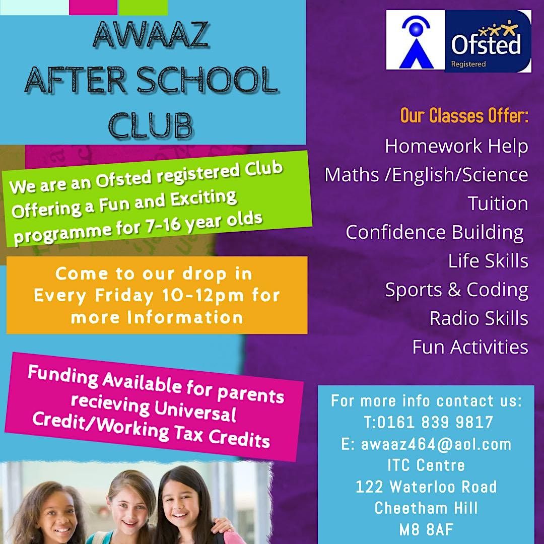 Drop in Information Session - Awaaz After School Club