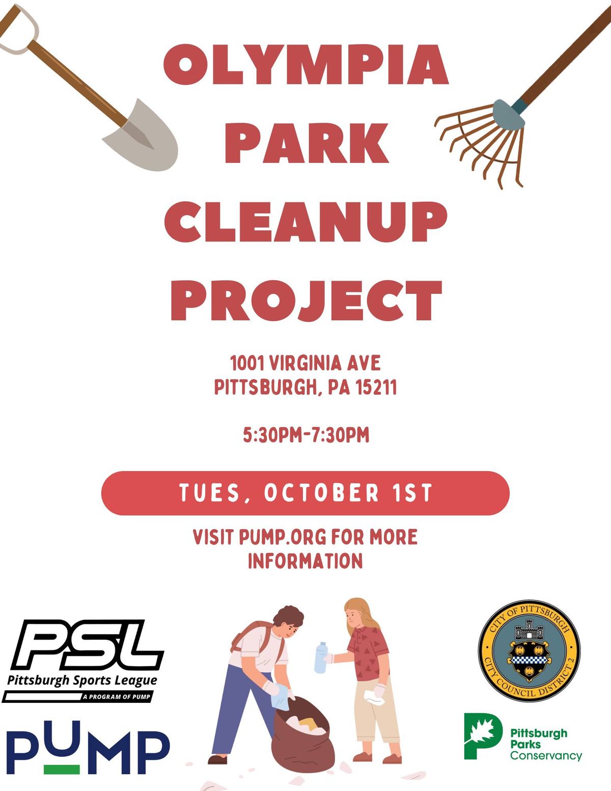 Olympia Park Cleanup Service Project