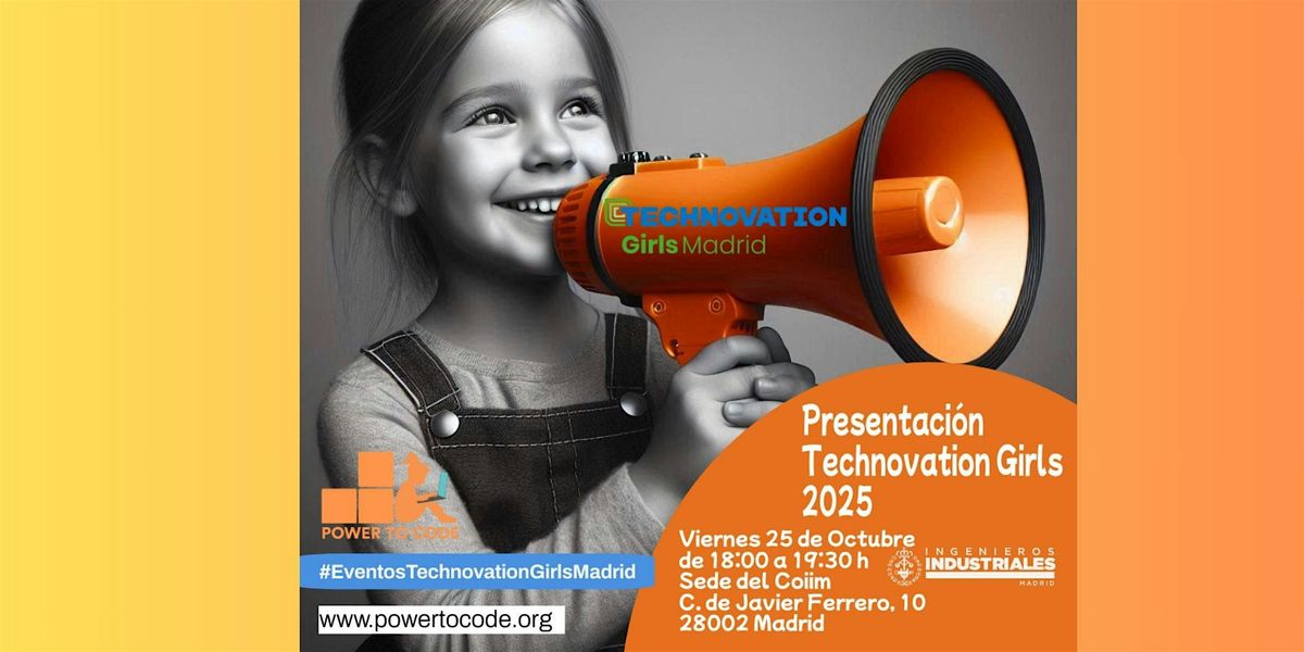 Presentaci\u00f3n Technovation Girls Madrid 2025