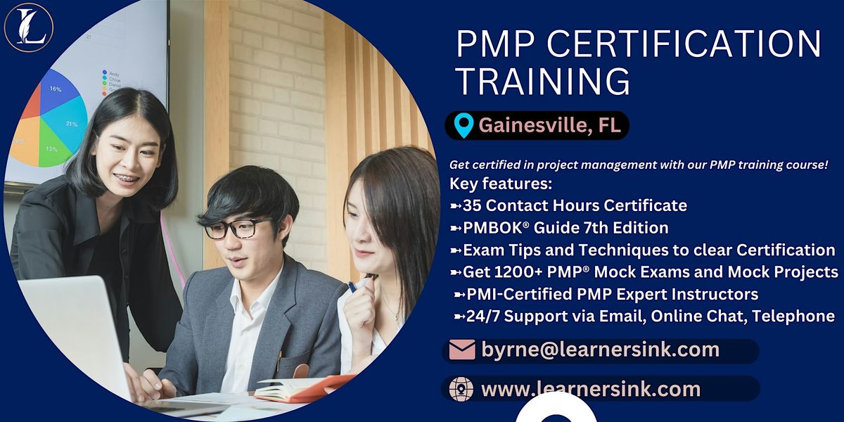 PMP Exam Preparation Training Classroom Course in Gainesville, FL