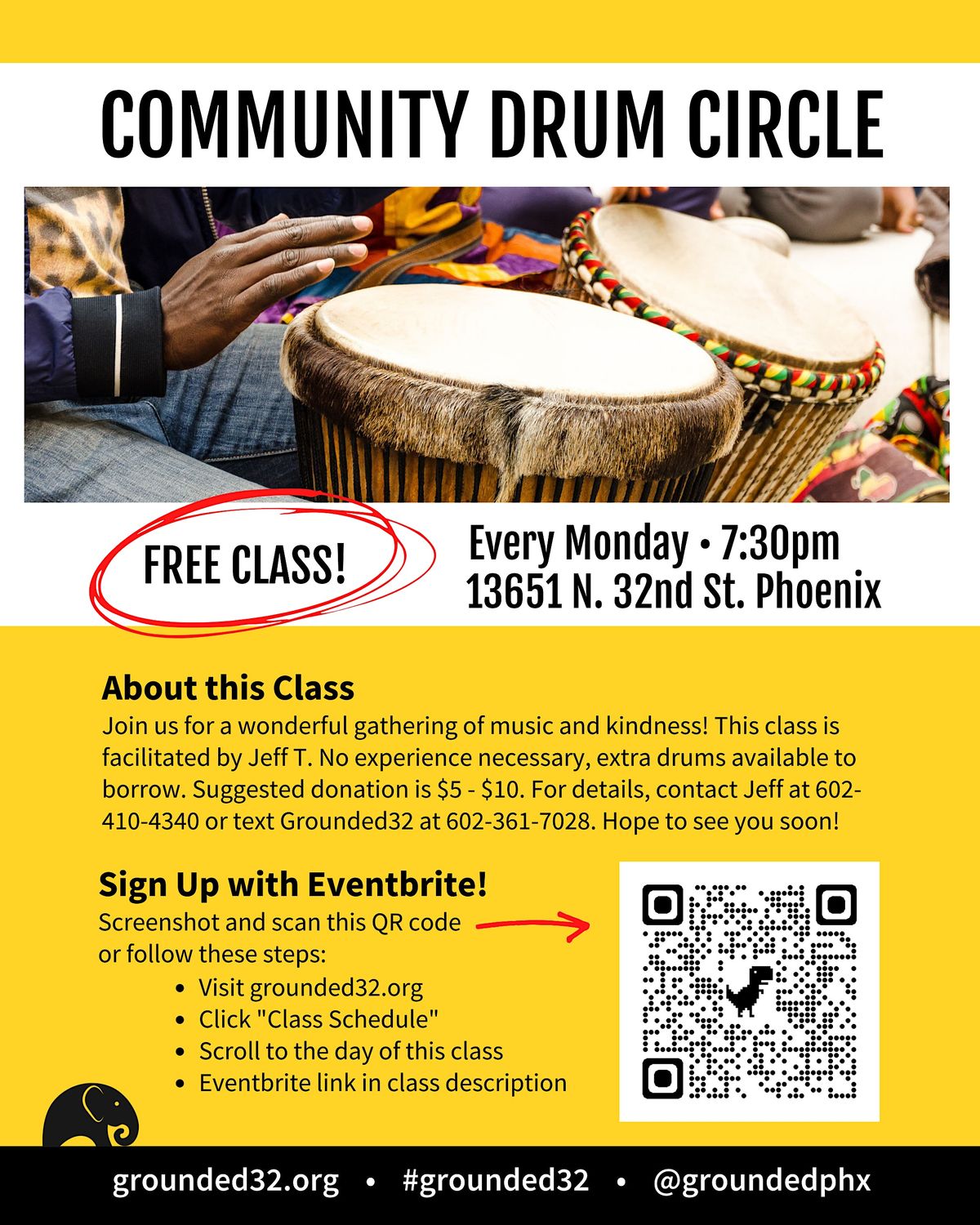 Community Drum Circle (indoor)