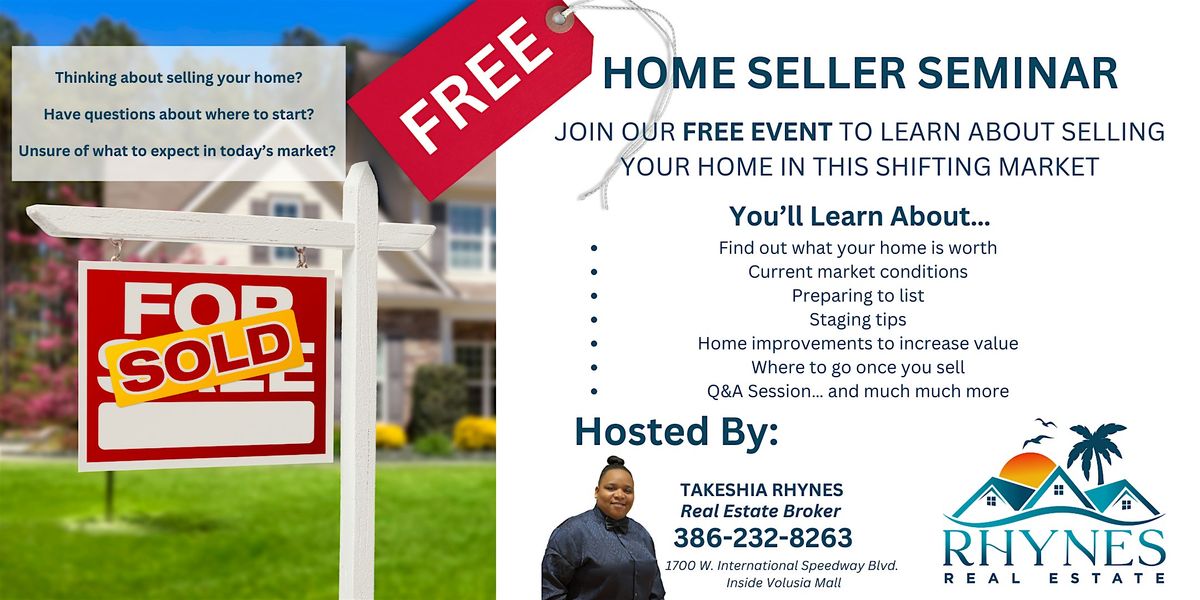 FREE Home Seller\u2019s Seminar