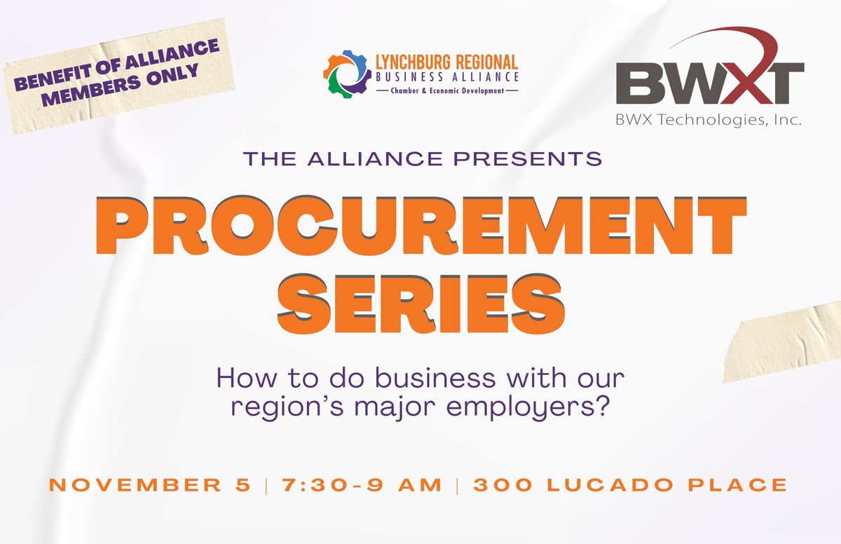 Procurement Series: BWXT