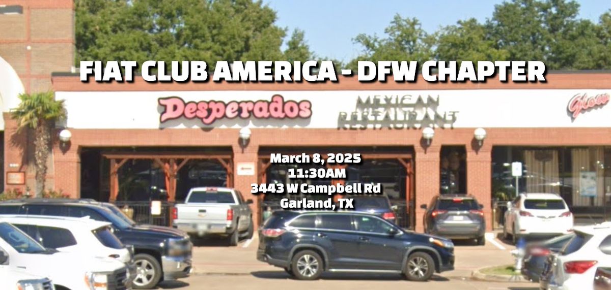 March Meet Up - Desperados Mexican Restaurant Dos