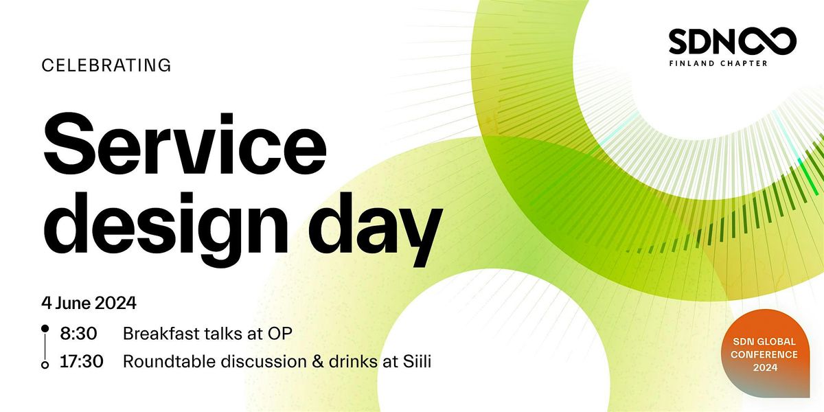 Service Design Day 2024: Breakfast and talks at OP