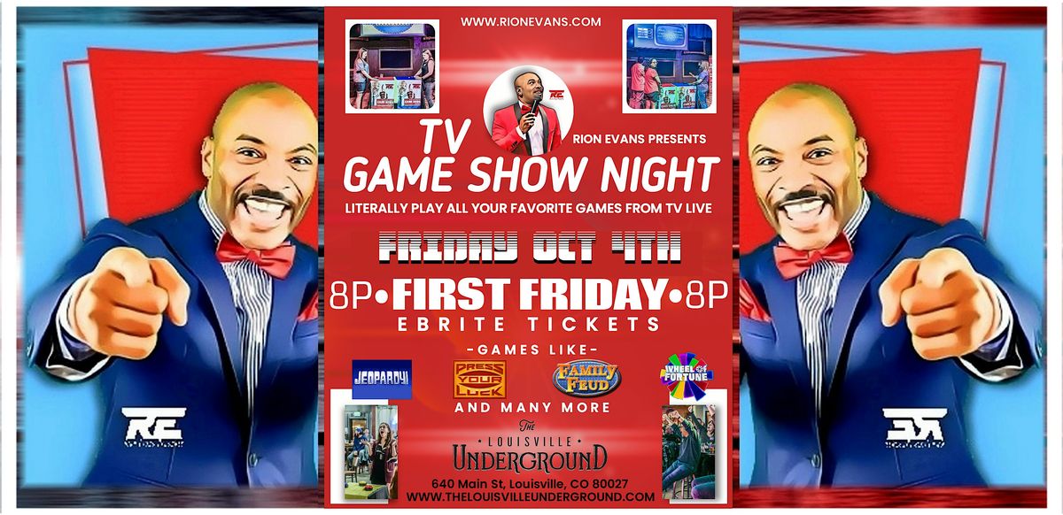 TV GAME SHOW NIGHT w\/ RION EVANS