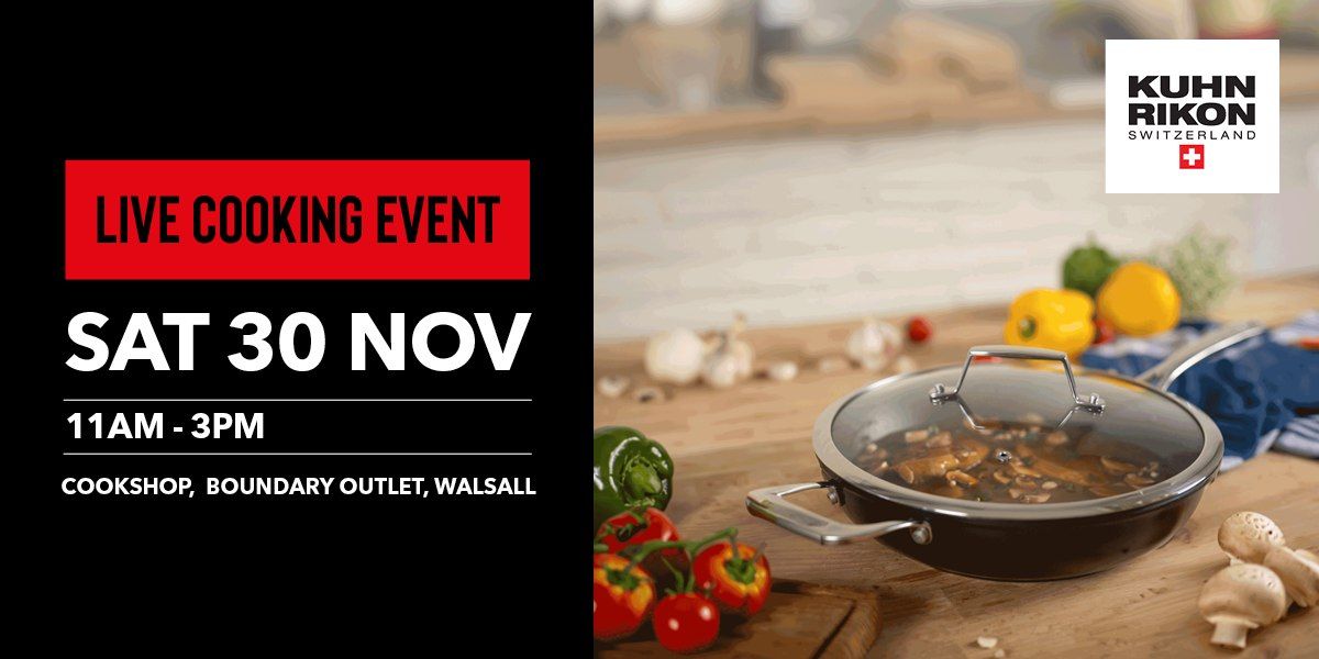 Live Cooking Demonstrations at Walsall