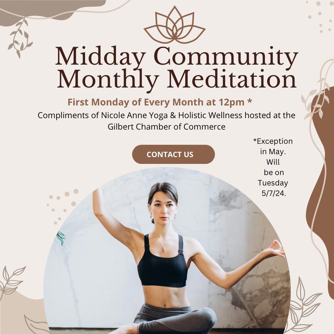 Midday CommUnity Monthly Meditation (FREE Public Offering)
