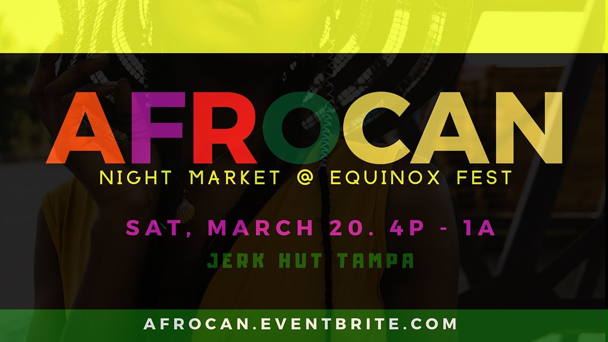 Vendor Registration for  AfroCan Night Market