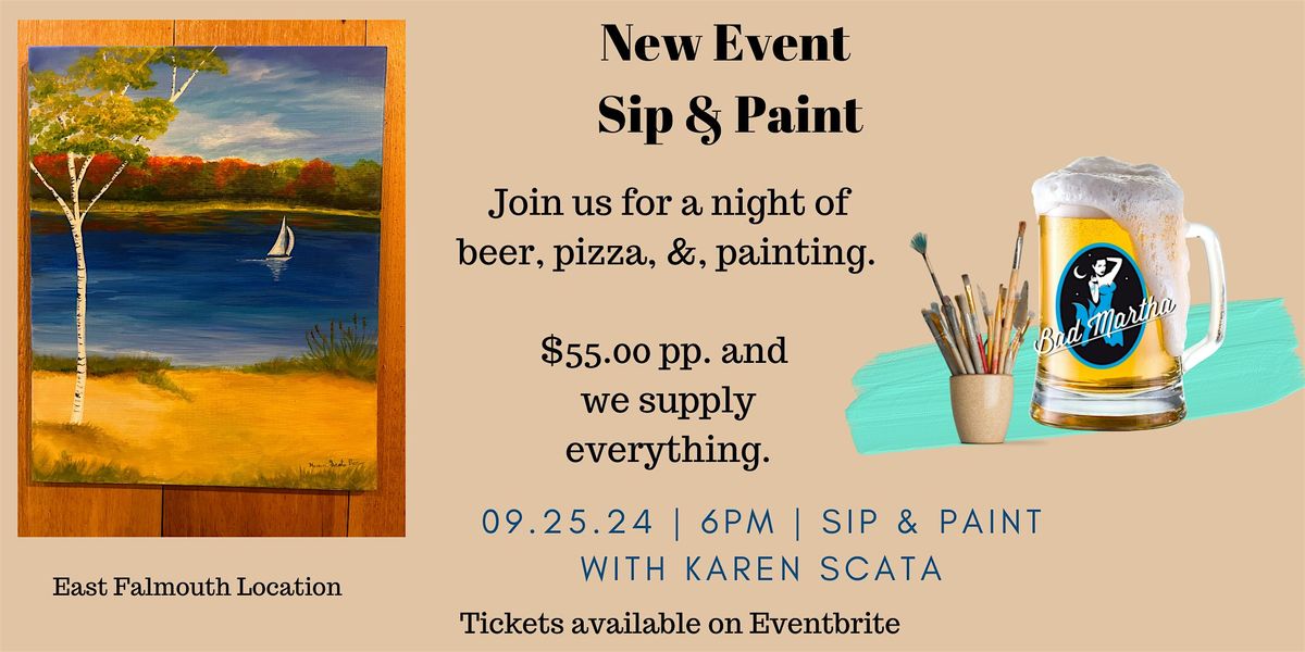 Sip & Paint Night at the Brewrey