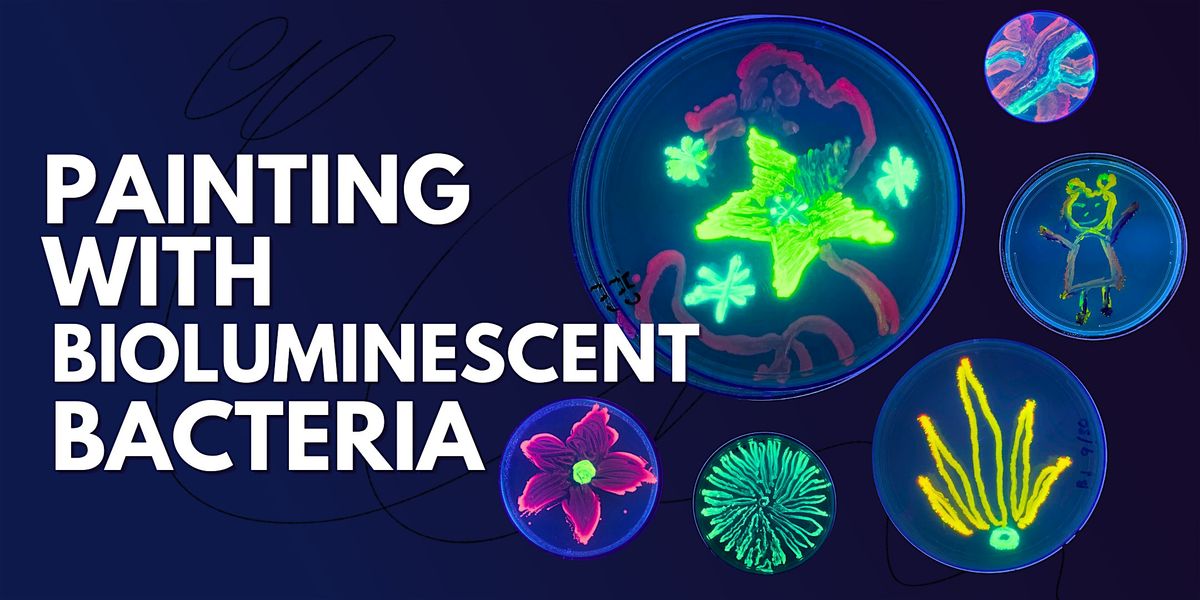 Painting with Bioluminescent Bacteria