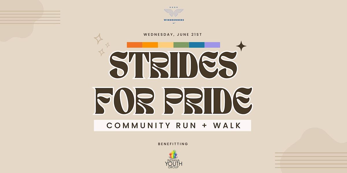 Strides for Pride Community Run and Walk