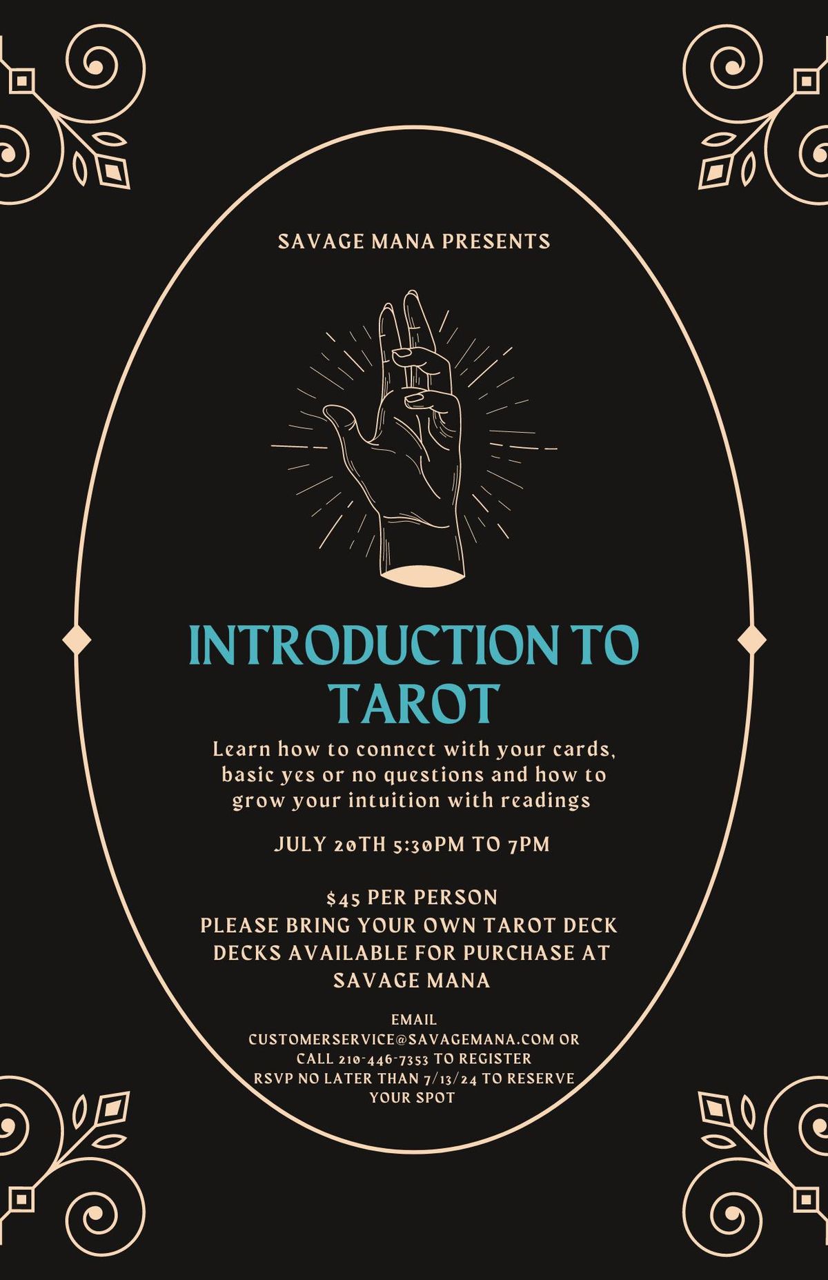 Introduction to Tarot Class