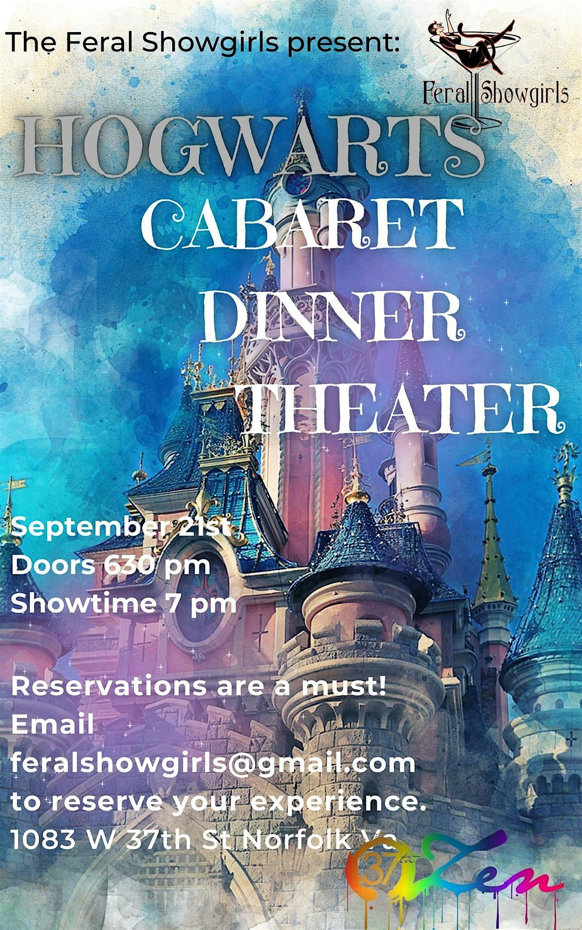 Cabaret Dinner Theater: Hogwart's Castle Edition!