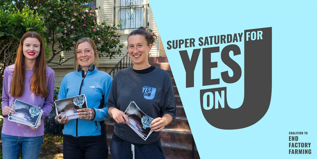 Super Saturday For Yes On J!