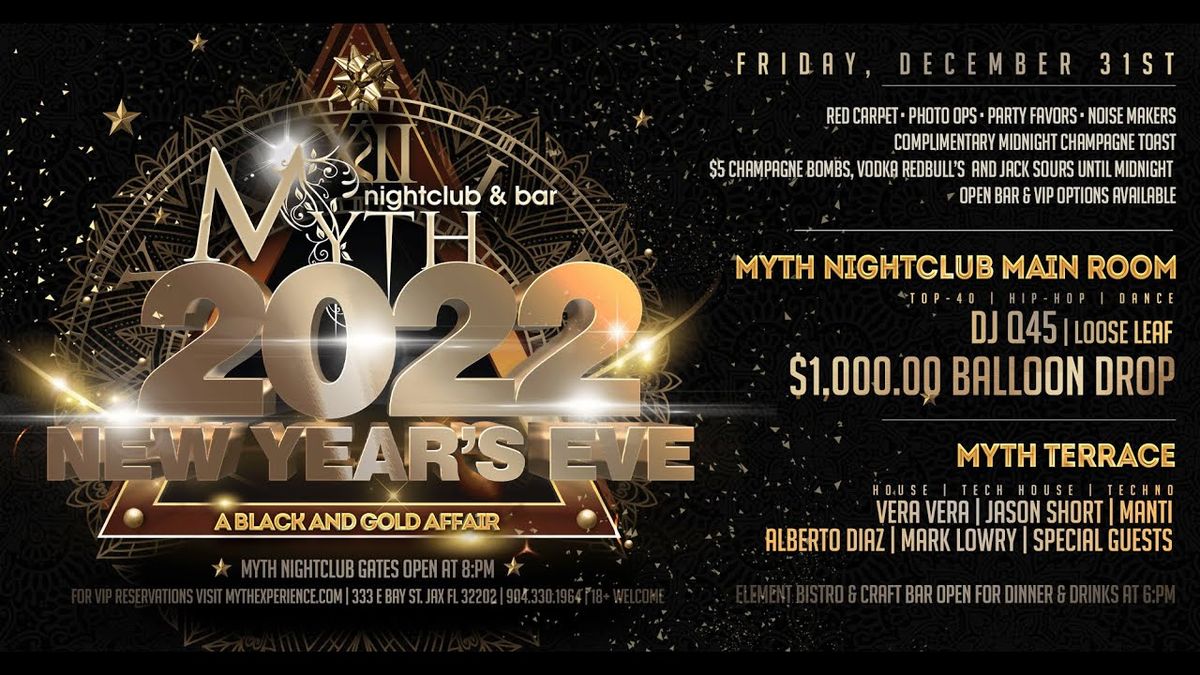 Black and Gold Affair at Myth Nightclub