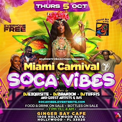 SOCA VIBES - MIAMI CARNIVAL 2023 KICKOFF