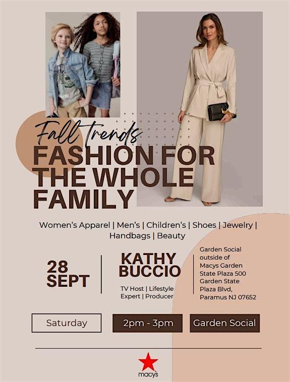 Macy's Fall Trends Family Fashion Show at Garden State Plaza