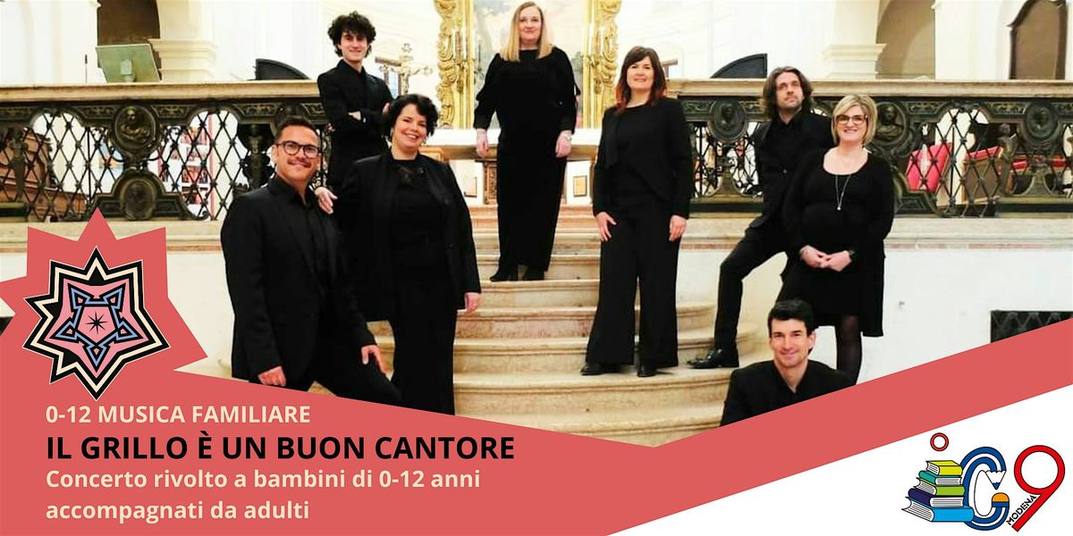 0-12 MUSICA FAMILIARE: IL GRILLO \u00c8 UN BUON CANTORE