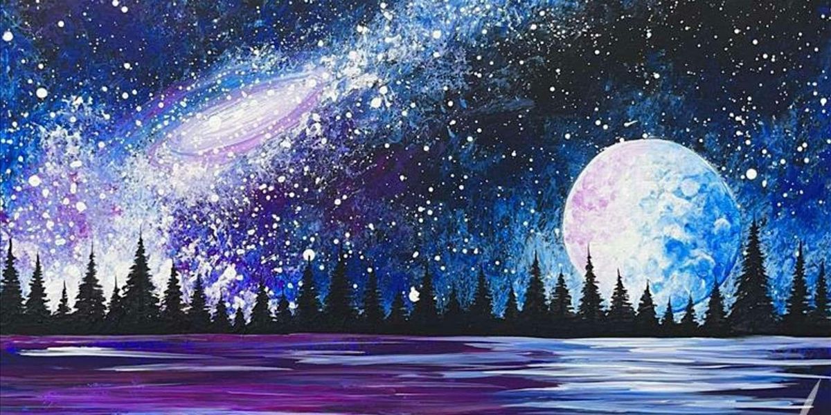 Midnight Galaxy - Paint and Sip by Classpop!\u2122