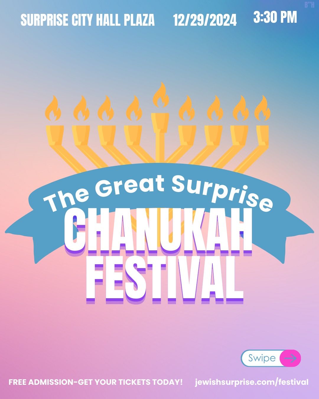 The Great Surprise Chanukah Festival