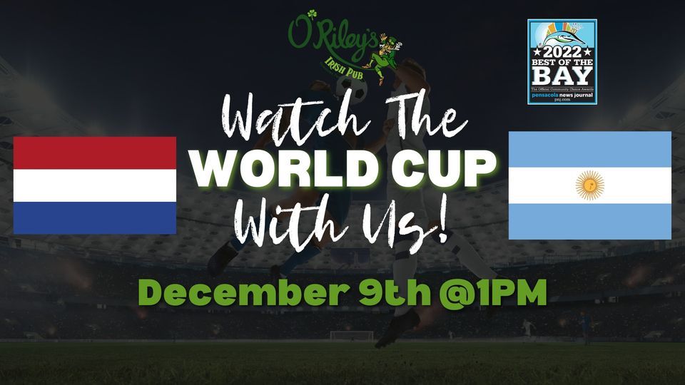 Watch the World Cup at O'Riley's!