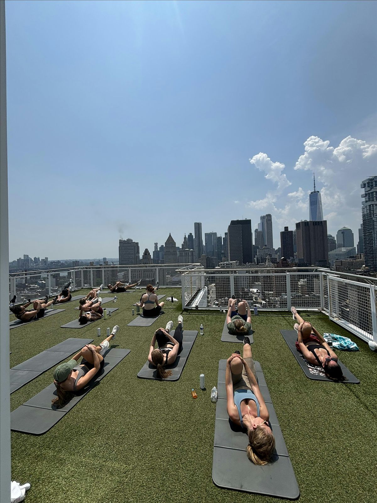 Rooftop Sculpt Pilates by Elevé, NOMO SOHO, New York, 11 July 2024