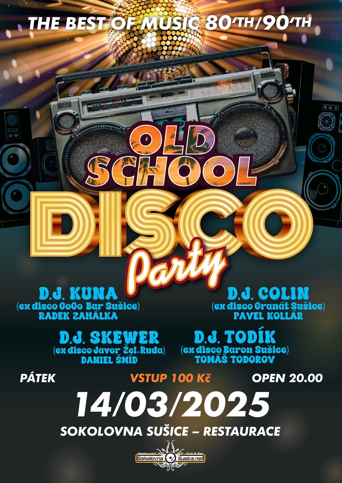 14.3. OLD SCHOOL DISCO Night - KUNA\/TOD\u00cdK\/COLIN\/D\u00c1DA