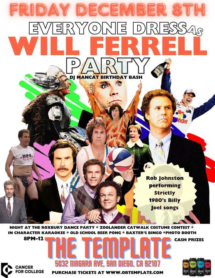 SOLD OUT Everyone dress like Will Ferrell party