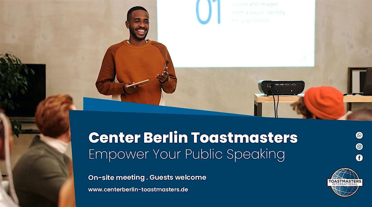 Center Berlin Toastmasters - Practice Public Speaking