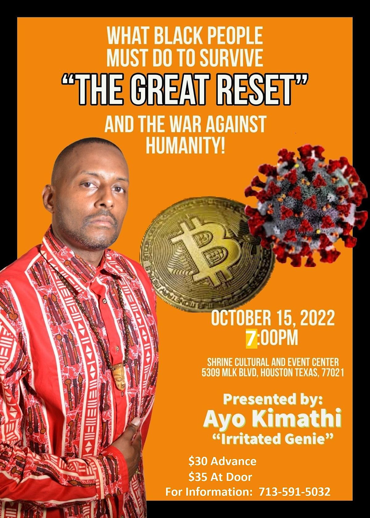 THE GREAT RESET!  WHAT BLACK PEOPLE MUST DO TO THRIVE: AYO KIMATHI