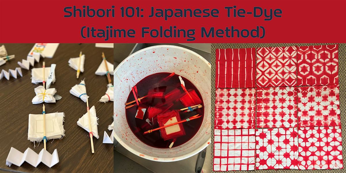 Shibori 101: Japanese Tie-Dye (Itajime Folding Method)