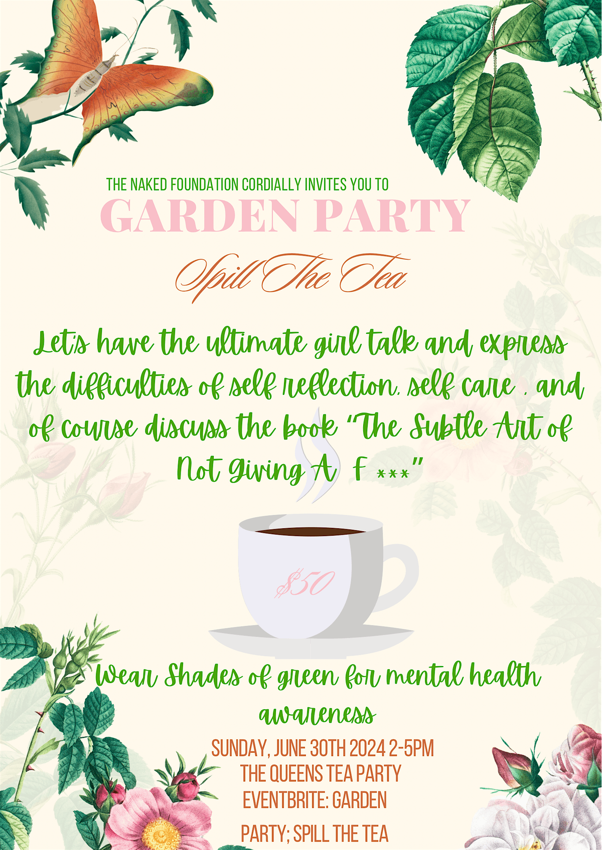 Garden Party; Spill The Tea