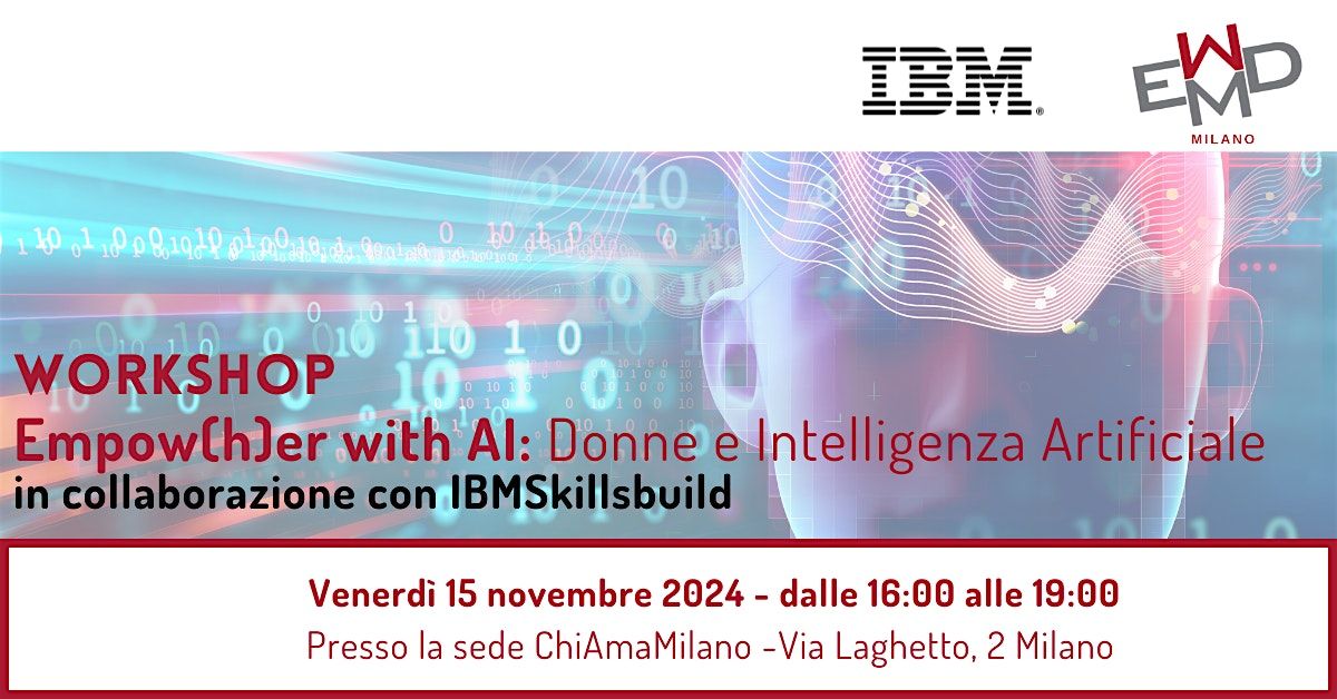 Workshop Empow(h)er with AI: Donne e Intelligenza Artificiale