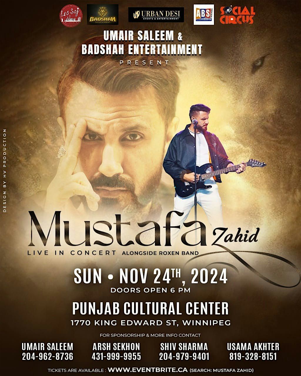 Mustafa Zahid Live in Concert alongside Roxen Band