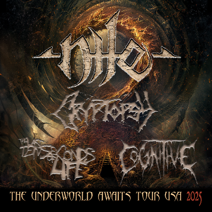 NILE w\/CRYPTOPSY, THE LAST TEN SECONDS OF LIFE & COGNITIVE in Hobart
