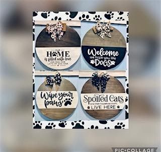 Dog & Cat Themed Doorhanger Workshop