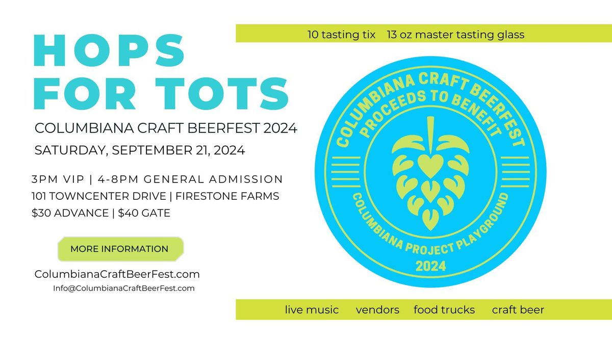 Columbiana Craft BeerFest 2024: Hops for Tots