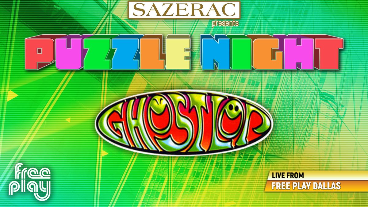 Sazerac presents: Puzzle Night - Ghost Lop