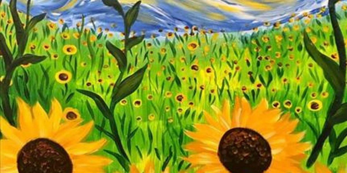 Greetings from the Sunflower Land - Paint and Sip by Classpop!\u2122