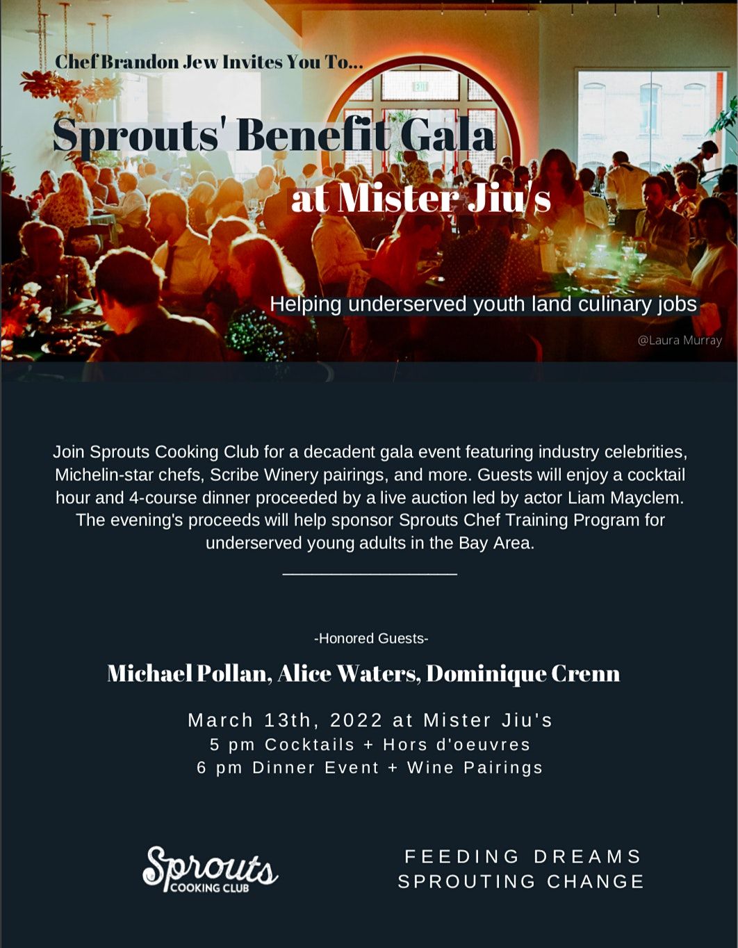 Sprouts' Fundraising Gala at Mister Jiu's