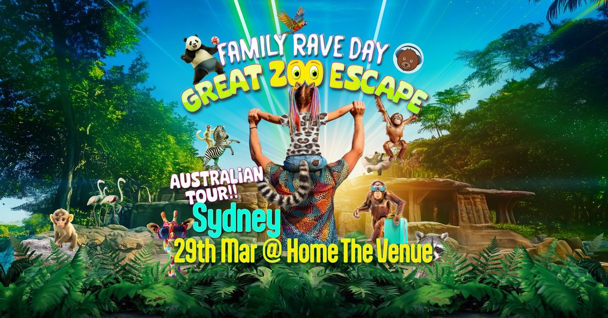 Family Rave Day - The Great Zoo Escape Sydney