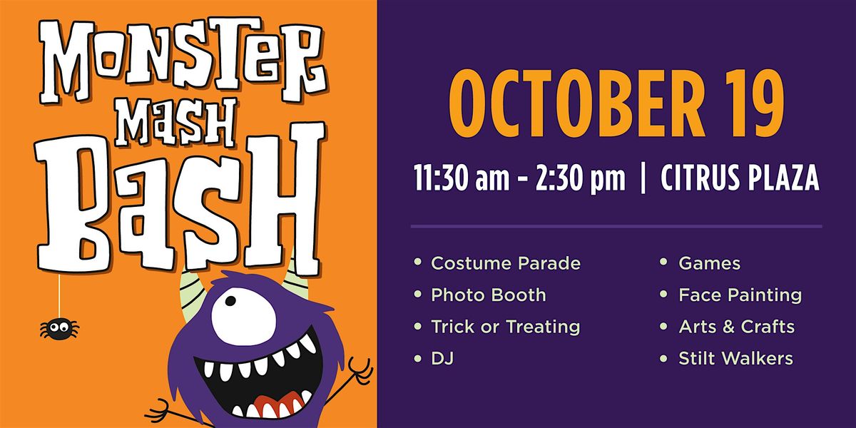 Monster Mash Bash - A  free Halloween Trick or Treat Event 2024