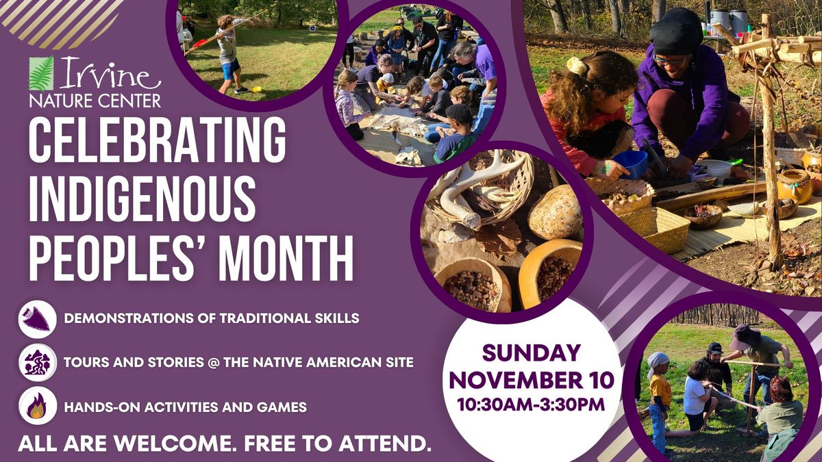 Celebrate Indigenous People's Month at Irvine! 