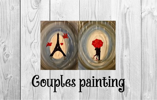 Love in Paris: Paint and Sip In Studio Adult Class