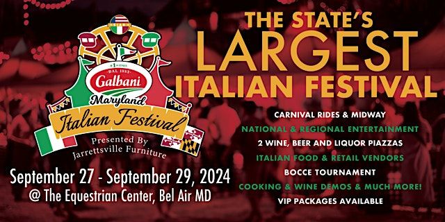 The Galbani Maryland Italian Festival