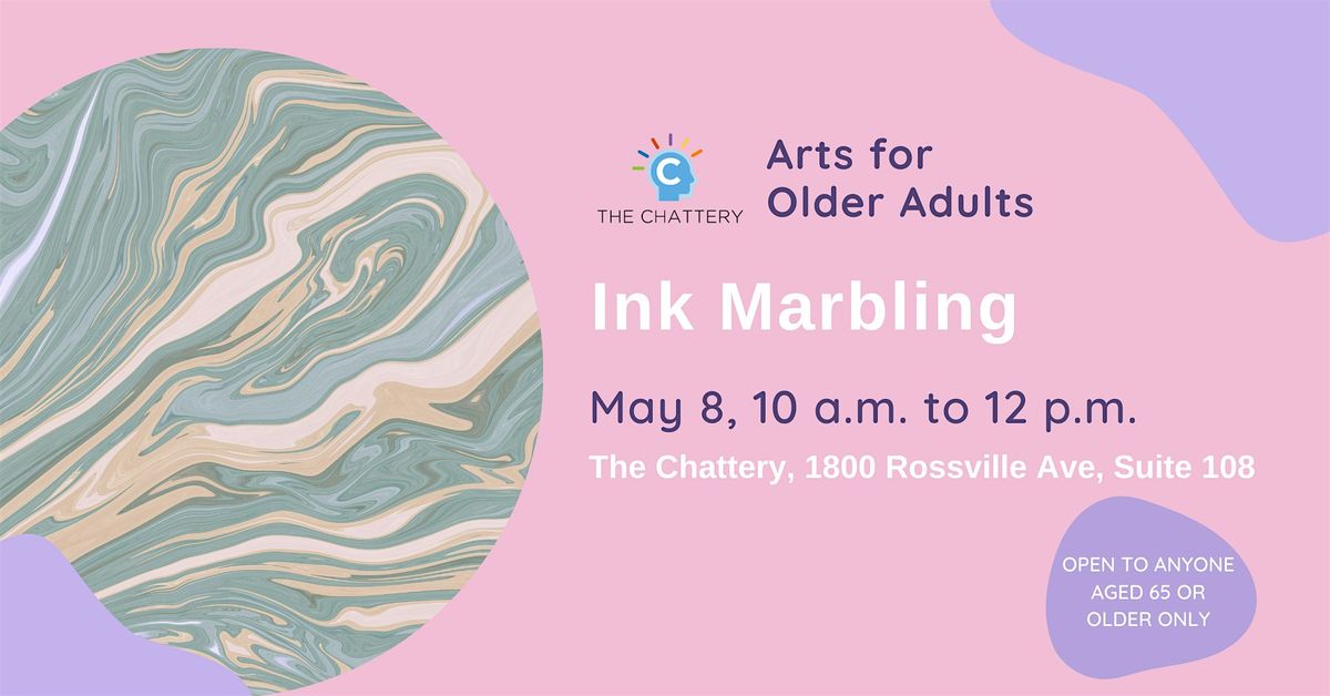 Arts for Older Adults: Ink Marbling - IN-PERSON CLASS