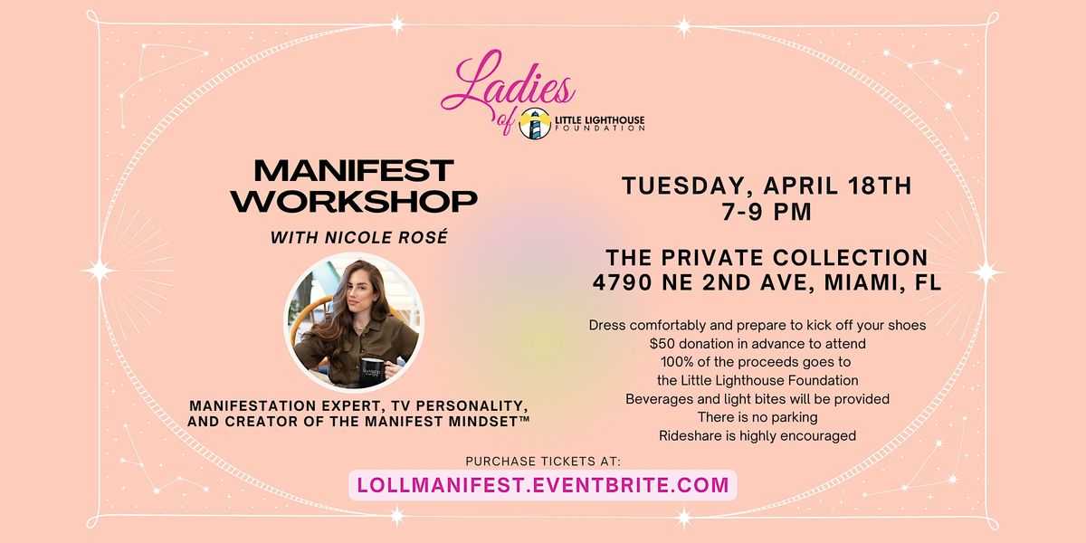 Ladies of Little Lighthouse Manifest Workshop with Nicole Ros\u00e9