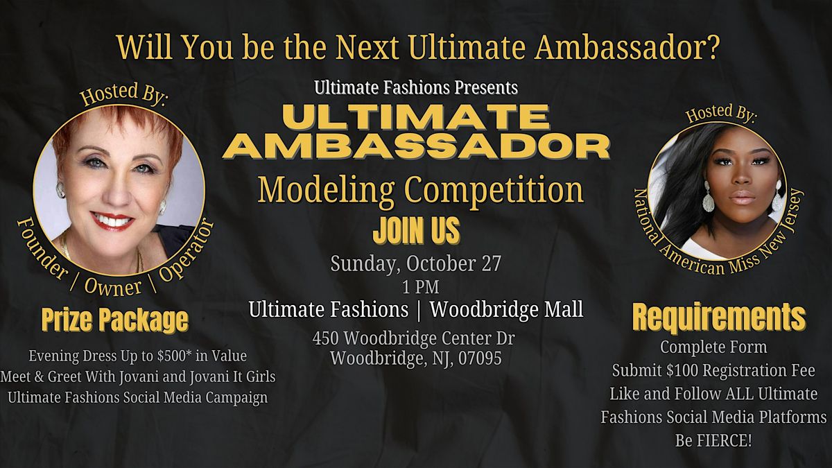 Ultimate Ambassador Modeling Competition