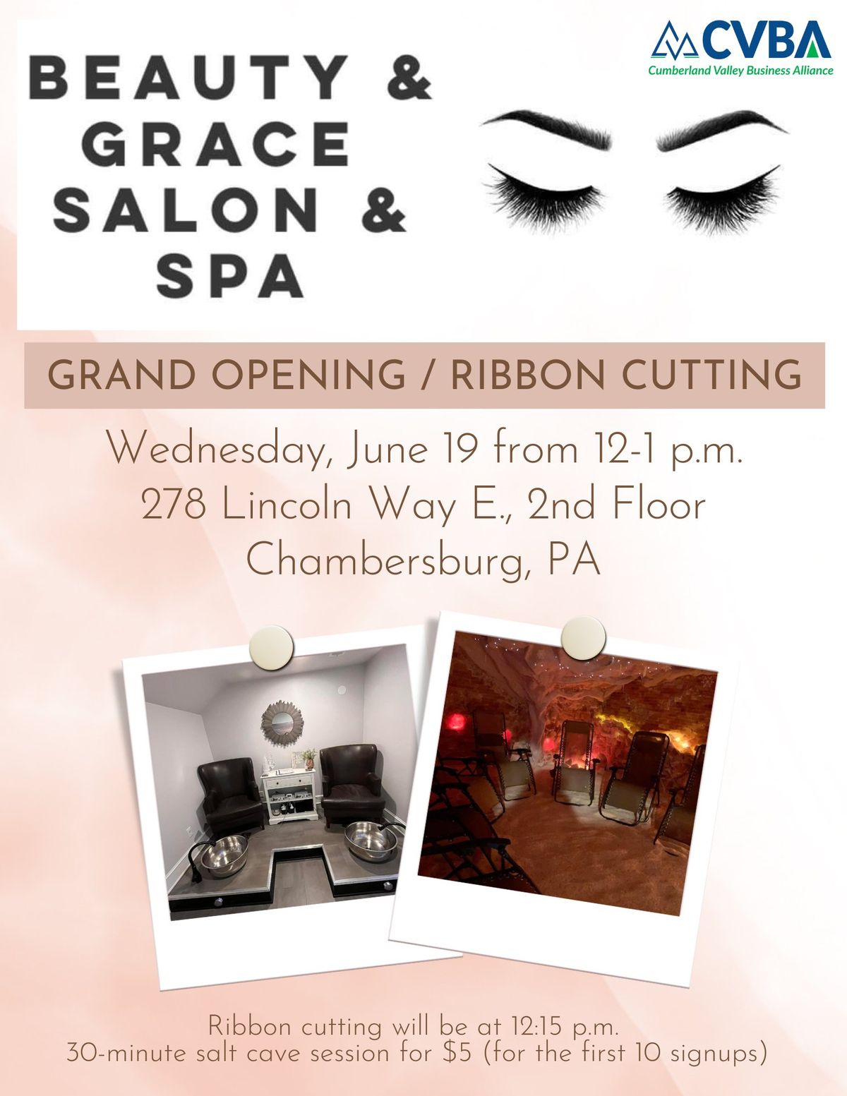 Beauty & Grace Salon & Spa Grand Opening Ribbon Cutting